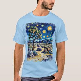 Joshua Tree Mojave Desert Hiking Modern Dreamlike T-shirt
