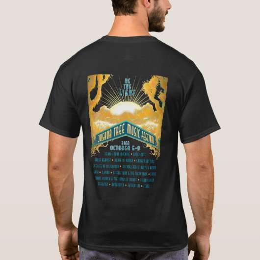 Joshua Tree Music Festival 2022 Line-Up T-Shirt (Achterkant)