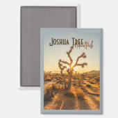 Joshua Tree Nationaal Park Souvenir Gift Magneet (Voorkant / Achterkant)