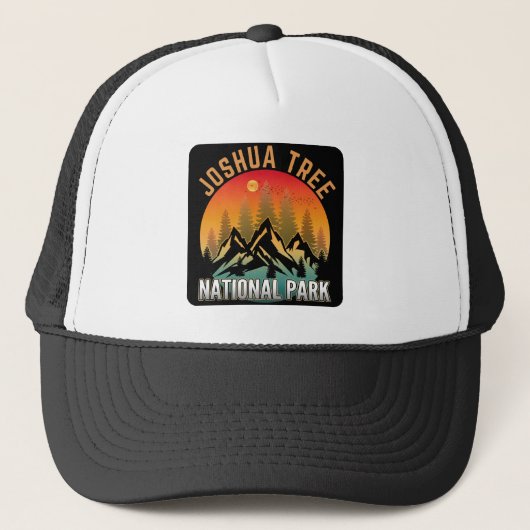 Joshua Tree Nationaal Park Trucker Pet (Voorkant)