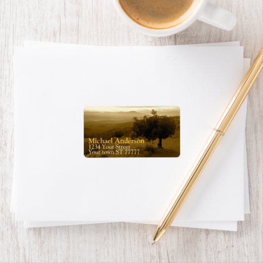 Joshua Tree National Park Adreslabel Etiket (Insitu)