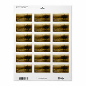 Joshua Tree National Park Adreslabel Etiket (Full Sheet)