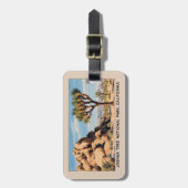 Joshua Tree National Park Bagage Label - Op Maat (Voorkant verticaal)