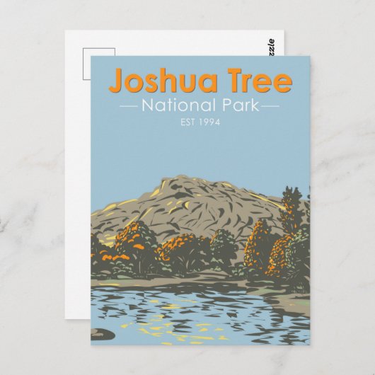 Joshua Tree National Park Barker Dam California Briefkaart (Voorkant / Achterkant)