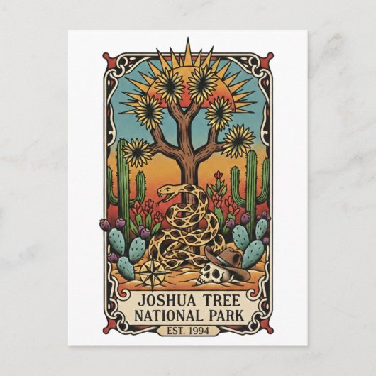 Joshua Tree National Park Briefkaart (Voorkant)