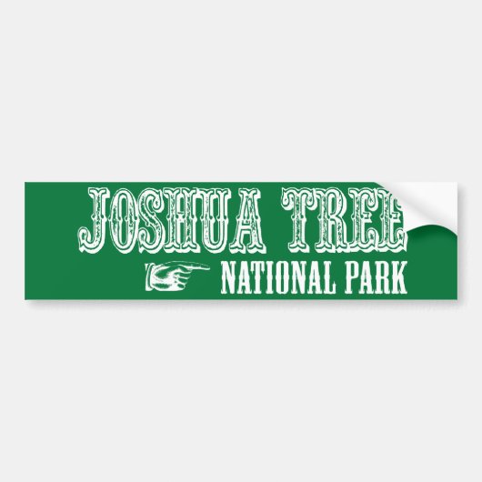 Joshua Tree National Park Bumpersticker (Voorkant)