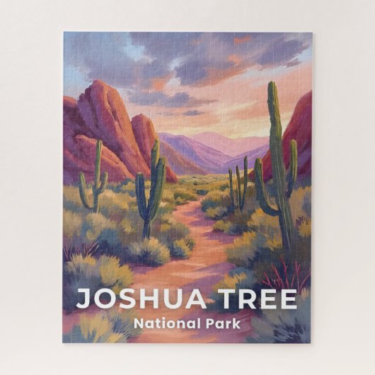Joshua Tree National Park California Art Painted Legpuzzel (Verticaal)