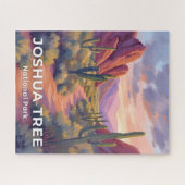Joshua Tree National Park California Art Painted Legpuzzel (Horizontaal)