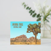 Joshua Tree National Park California  Briefkaart (Staand voorkant)
