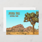Joshua Tree National Park California  Briefkaart (Voorkant / Achterkant)