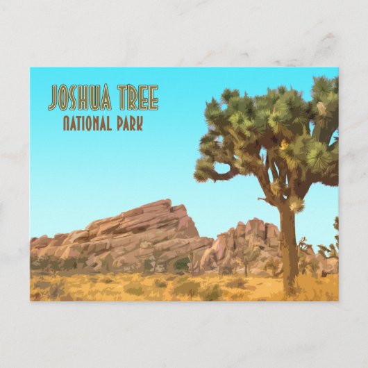 Joshua Tree National Park California  Briefkaart (Voorkant)