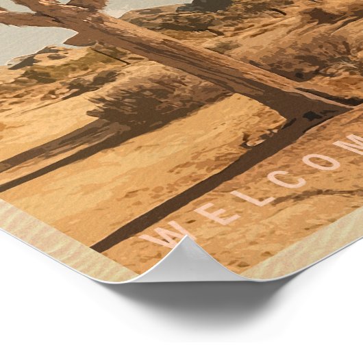 Joshua Tree National Park California  Poster (Hoek)