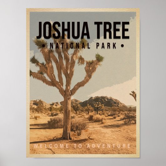 Joshua Tree National Park California  Poster (Voorkant)
