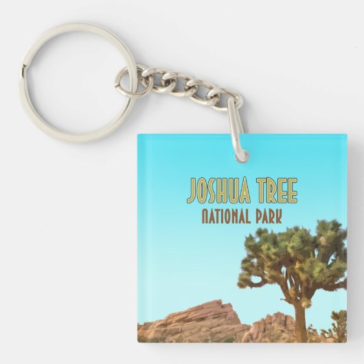 Joshua Tree National Park California Sleutelhanger (Voorkant)