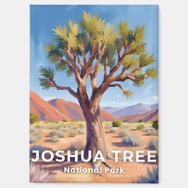 Joshua Tree National Park California Travel Art Magneet