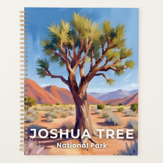 Joshua Tree National Park California Travel Art Planner (Voorkant)