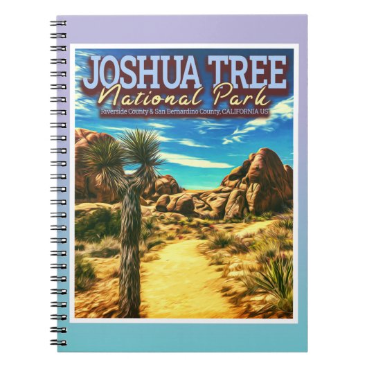 JOSHUA TREE NATIONAL PARK - CALIFORNIA US NOTITIEBOEK (Voorkant)