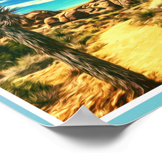 JOSHUA TREE NATIONAL PARK - CALIFORNIA US POSTER (Hoek)