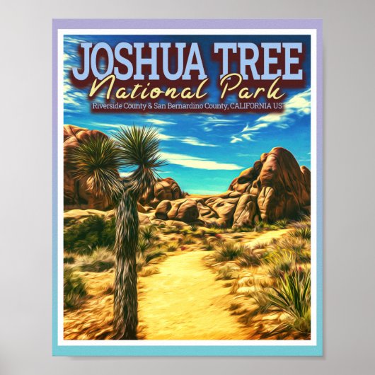 JOSHUA TREE NATIONAL PARK - CALIFORNIA US POSTER (Voorkant)