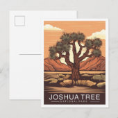Joshua Tree National Park California USA Travel Briefkaart (Voorkant / Achterkant)