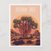 Joshua Tree National Park California USA Travel Briefkaart (Voorkant)