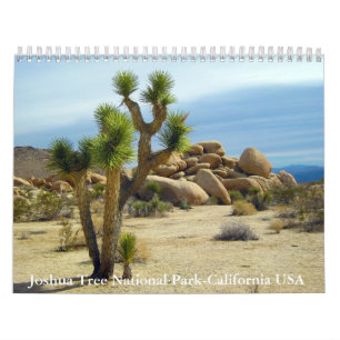 Joshua Tree National Park-California, Verenigde St Kalender