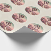 Joshua Tree National Park Californië Aquarel Cadeaupapier (Hoek)