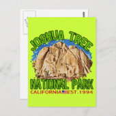 Joshua Tree National Park, Californië Briefkaart (Voorkant / Achterkant)
