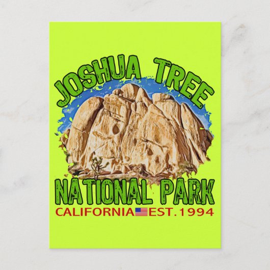 Joshua Tree National Park, Californië Briefkaart (Voorkant)