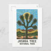 Joshua Tree National Park Californië Feestdagenkaart (Voorkant / Achterkant)