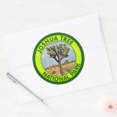 Joshua Tree National Park, Californië Ronde Sticker (Envelop)