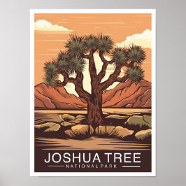 Joshua Tree National Park Californië VS Reis Poster