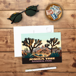 Joshua Tree National Park, Californische woestijn Briefkaart