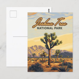 Joshua Tree National Park, Californische woestijn Briefkaart