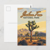 Joshua Tree National Park, Californische woestijn Briefkaart (Voorkant / Achterkant)