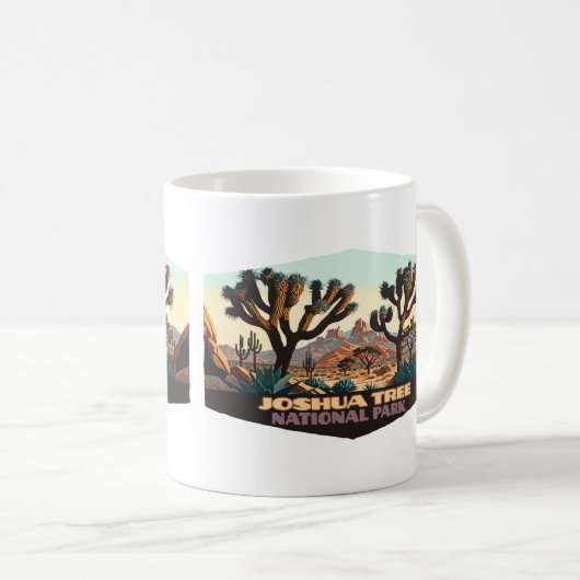 Joshua Tree National Park, Californische woestijn Koffiemok (Voorkant rechts)