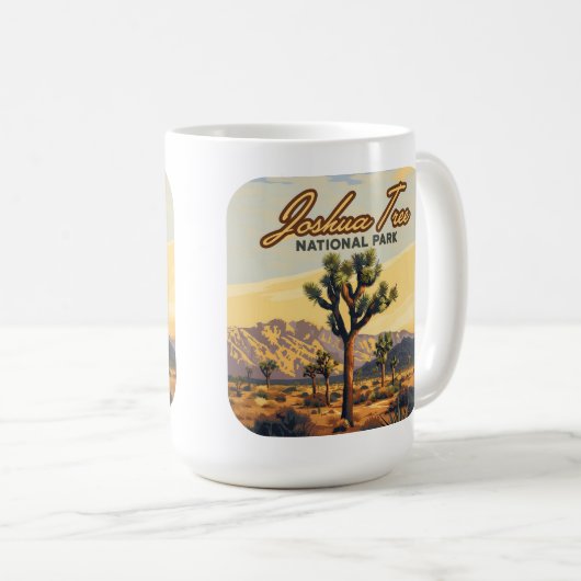 Joshua Tree National Park, Californische woestijn Koffiemok (Voorkant rechts)