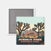 Joshua Tree National Park, Californische woestijn Magneet (Voorkant / Achterkant)