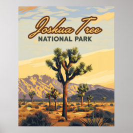 Joshua Tree National Park, Californische woestijn Poster