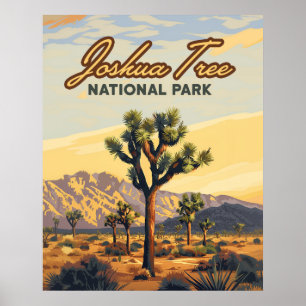 Joshua Tree National Park, Californische woestijn Poster