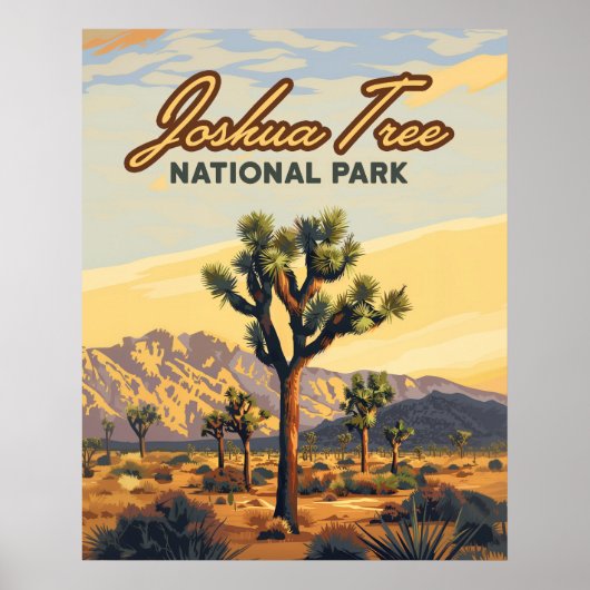 Joshua Tree National Park, Californische woestijn Poster (Voorkant)
