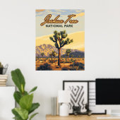 Joshua Tree National Park, Californische woestijn Poster (Thuiskantoor)