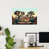 Joshua Tree National Park, Californische woestijn Poster (Thuiskantoor)