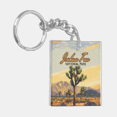 Joshua Tree National Park, Californische woestijn Sleutelhanger (Voorkant Links)