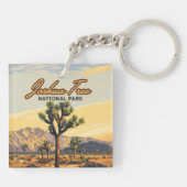 Joshua Tree National Park, Californische woestijn Sleutelhanger (Achterkant)