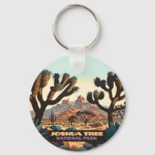 Joshua Tree National Park, Californische woestijn Sleutelhanger (Achterkant)