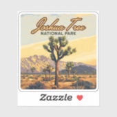 Joshua Tree National Park, Californische woestijn Sticker (Vel)