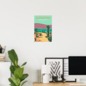 Joshua Tree National Park Cholla Cactus Garden Poster (Thuiskantoor)