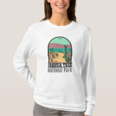 Joshua Tree National Park Cholla Cactus Garden T-S T-shirt (Voorkant)