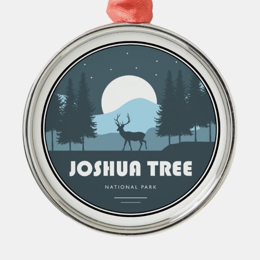 Joshua Tree National Park Deer Metalen Ornament (Voorkant)